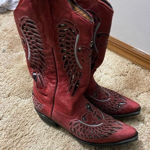 Red Cowboy Boots